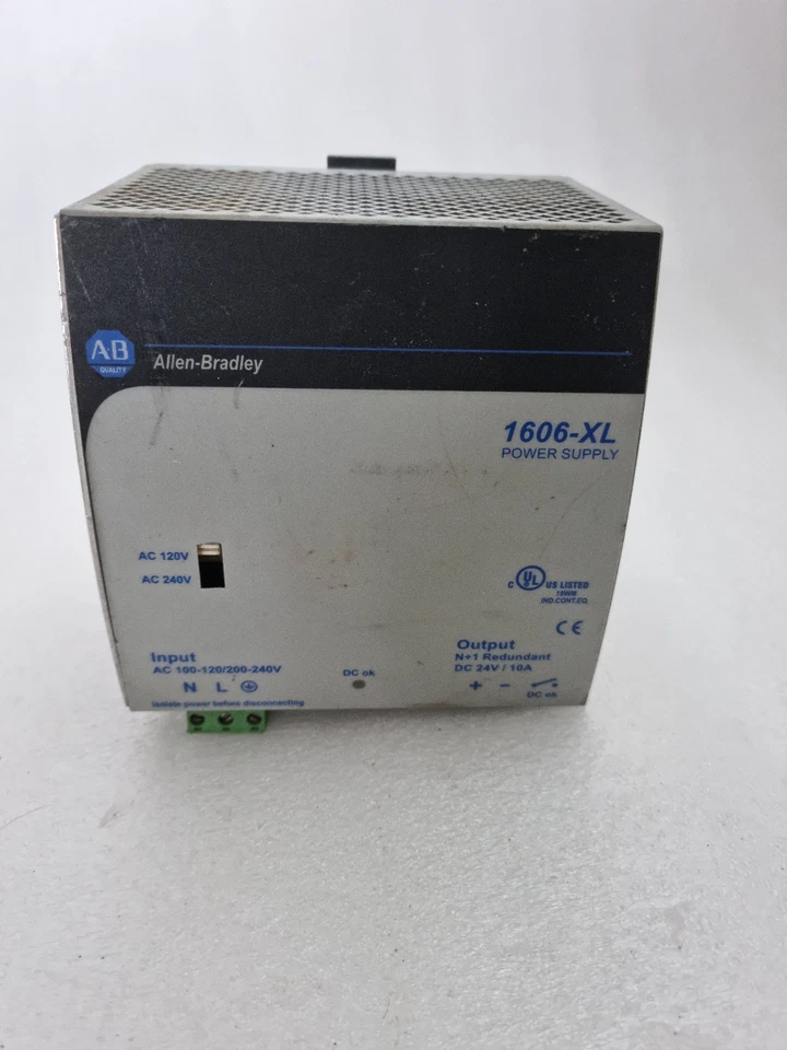Allen Bradley 1606-XL240DR Power Supply 100-120/200-240Vac Output-Dc24V 10A